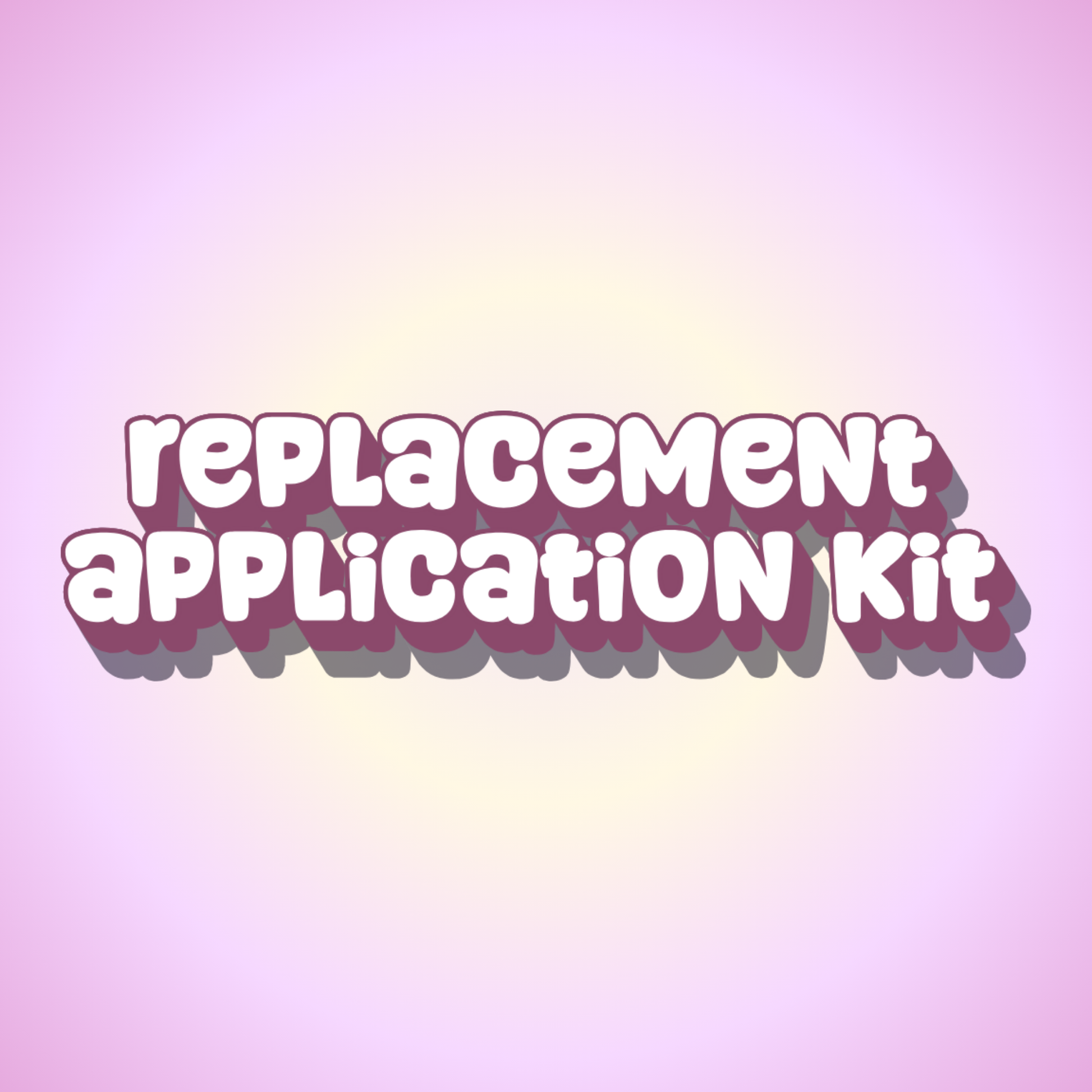 replacement application kit